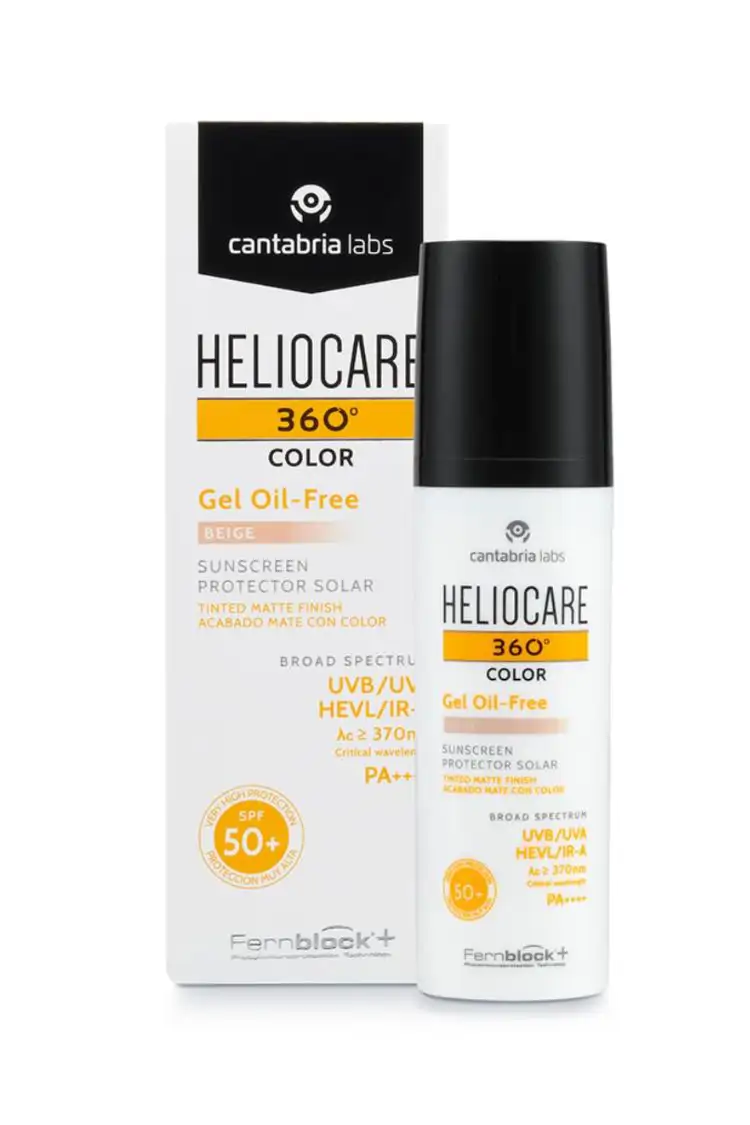 Crema solar con color de Heliocare