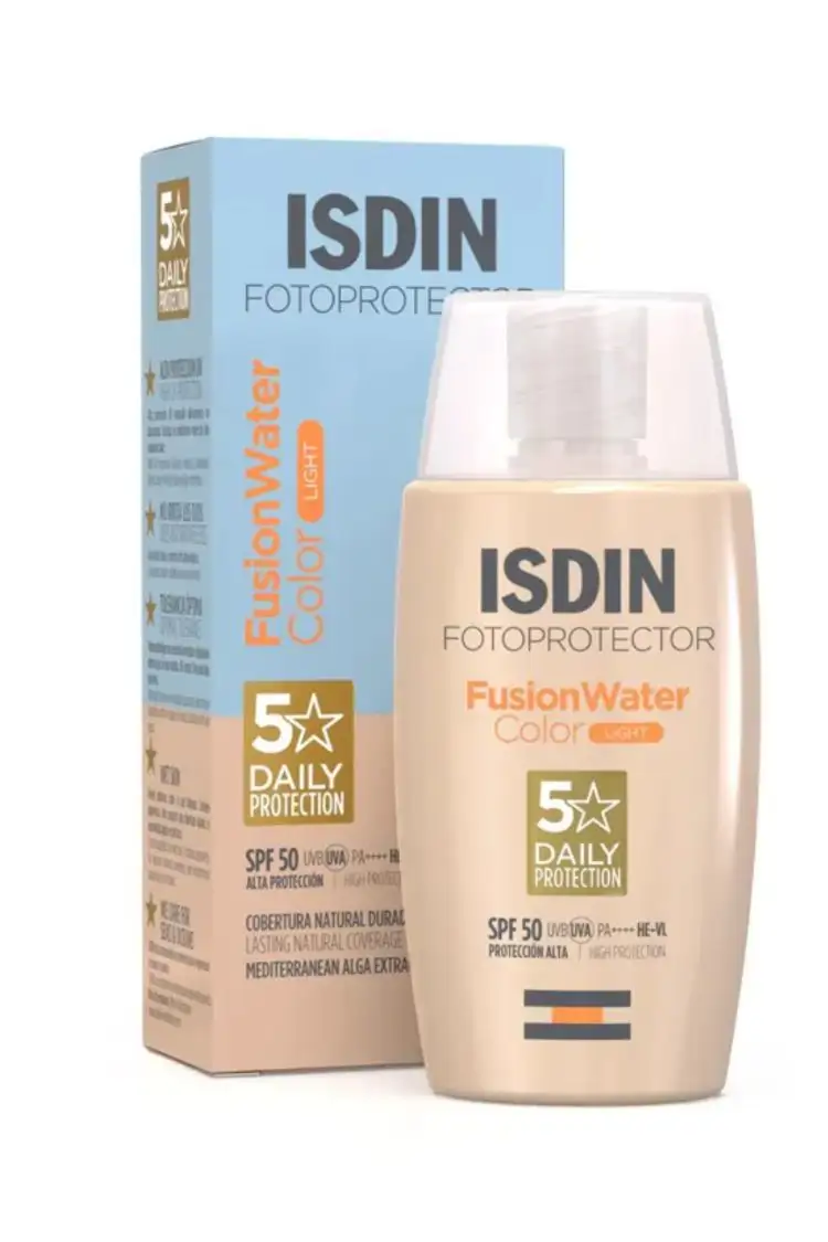 Crema solar con color de Isdin
