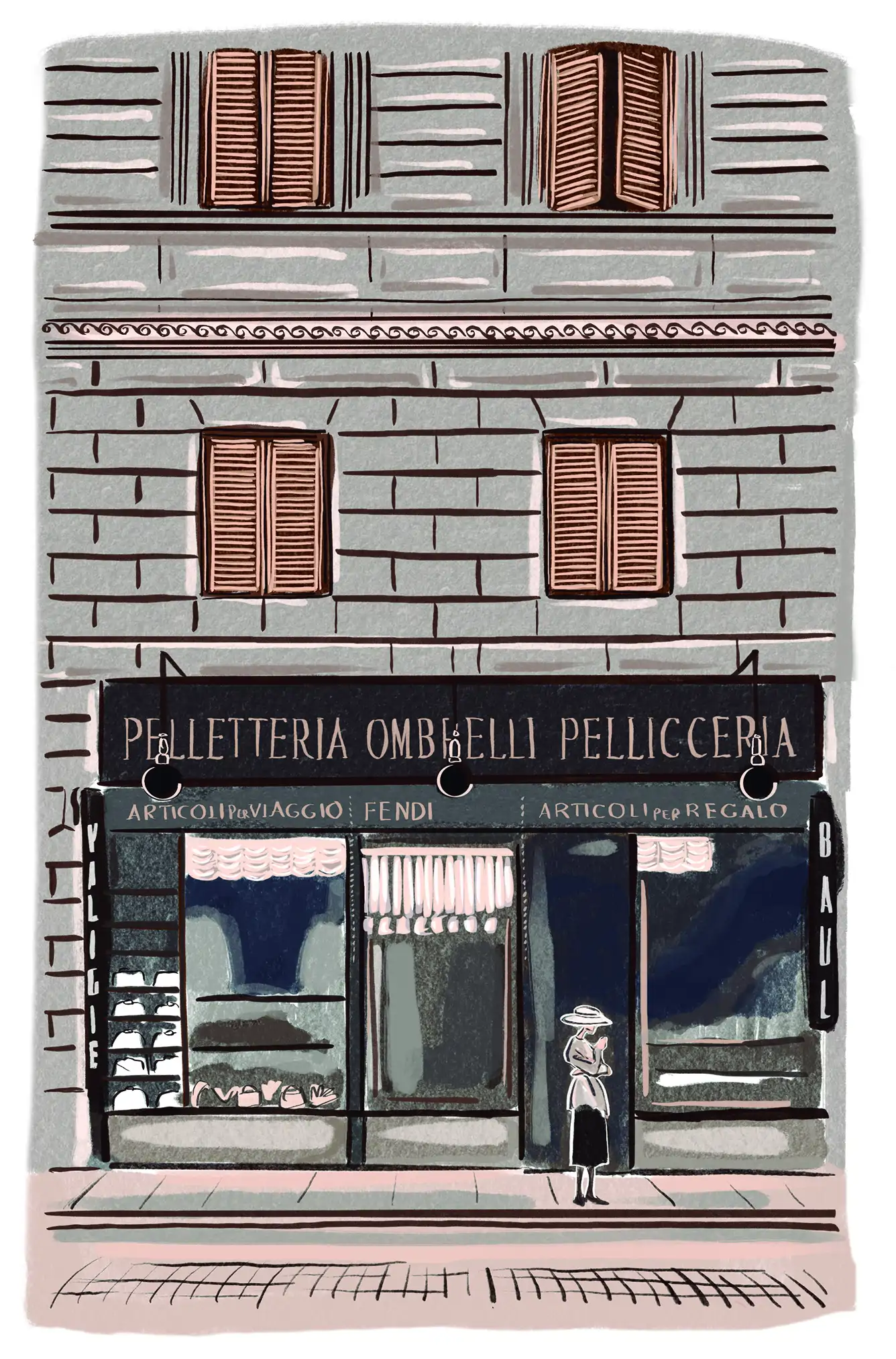 ilustración fendi