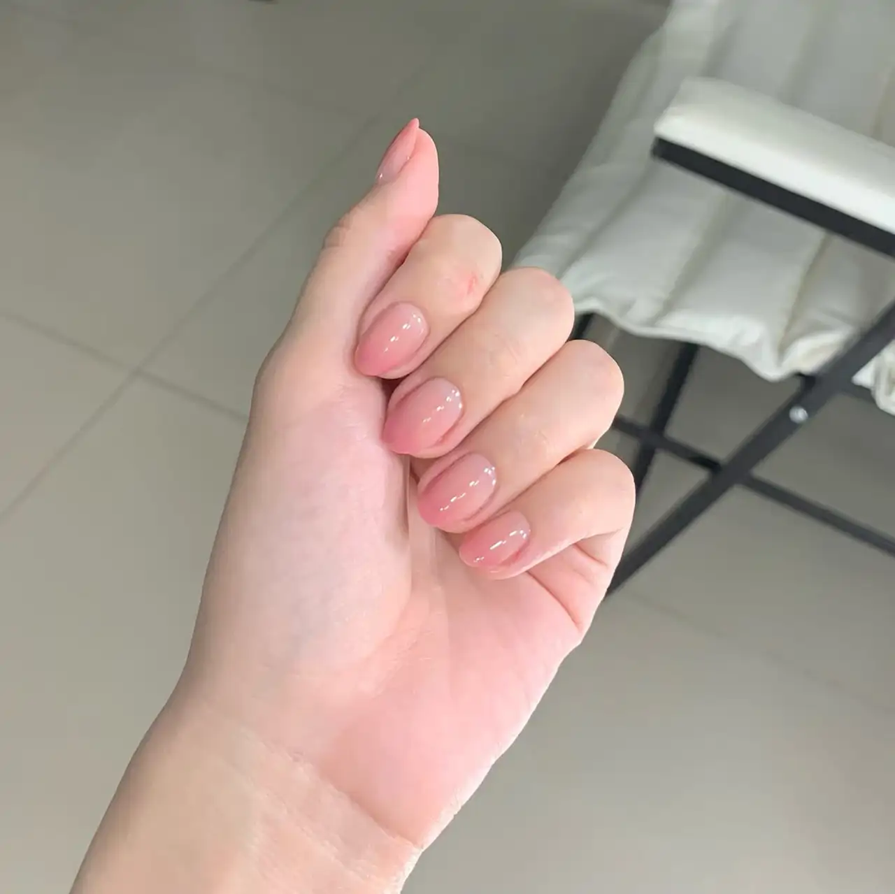uñas rosas