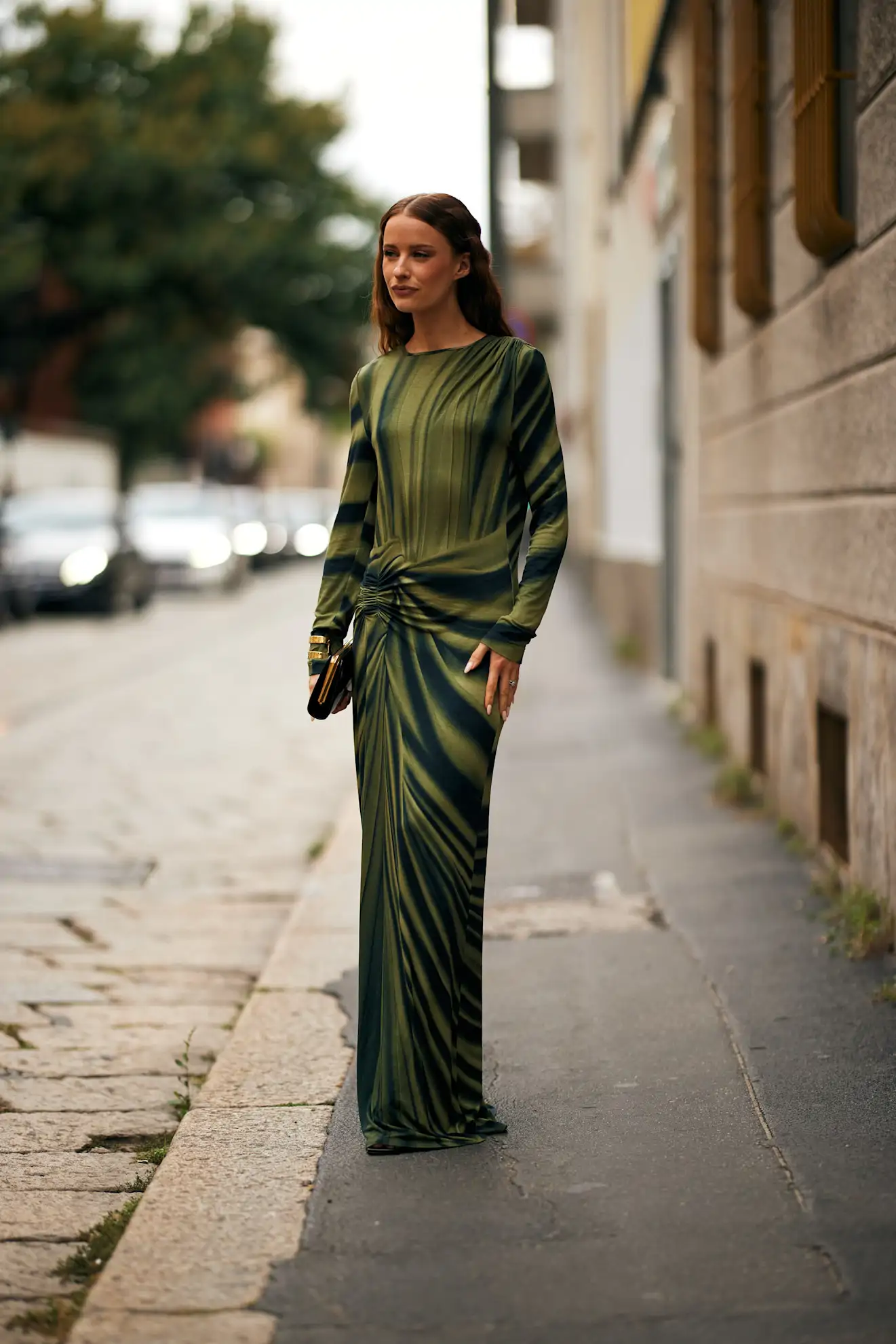 VESTIDO DRAPEADO