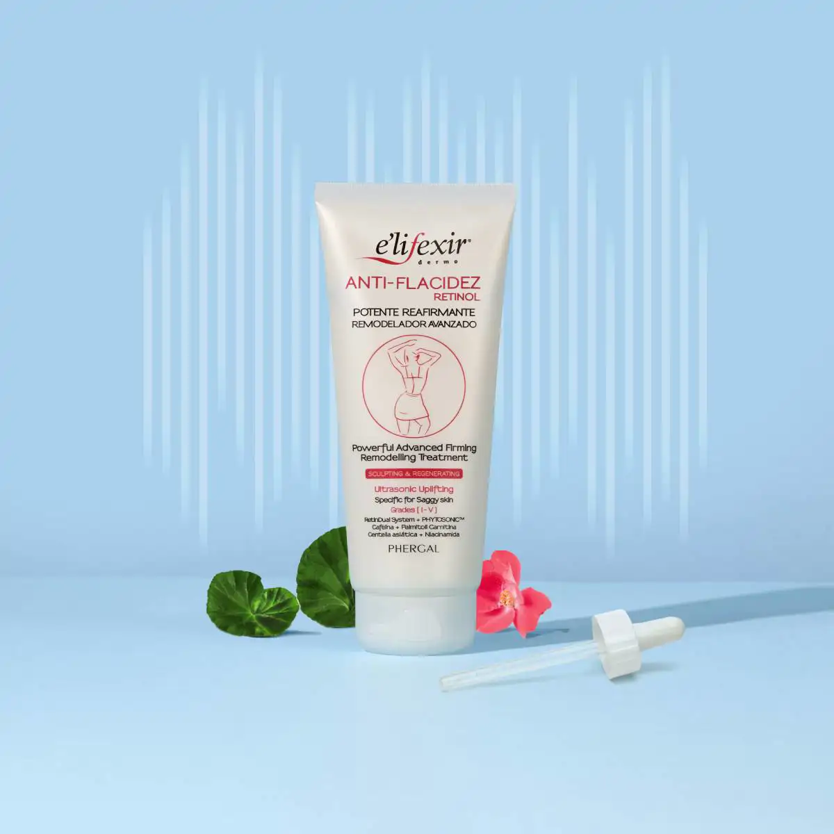 antifalcidez gel con ingredientes sobre azul C
