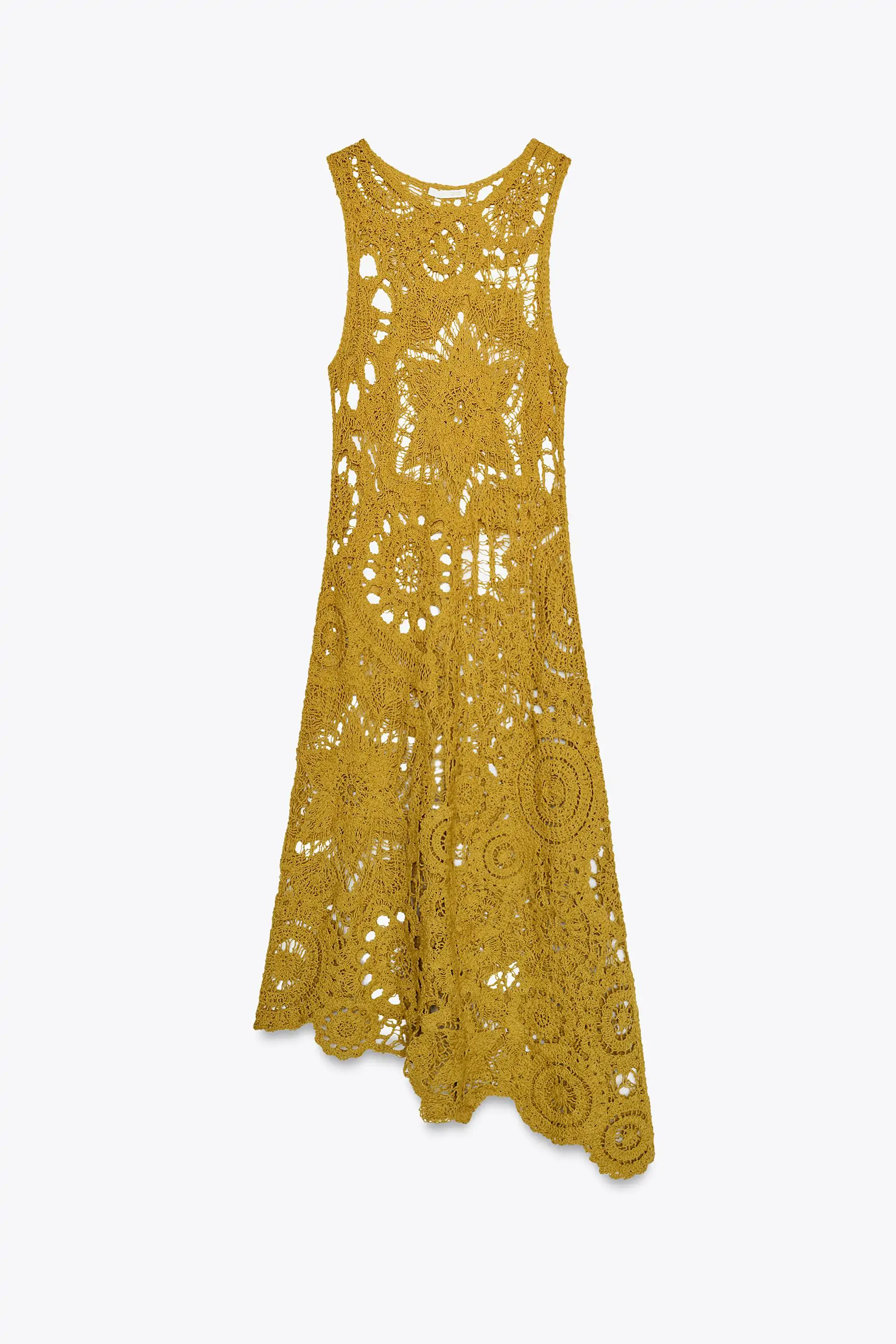VESTIDO ASIMÉTRICO CROCHET