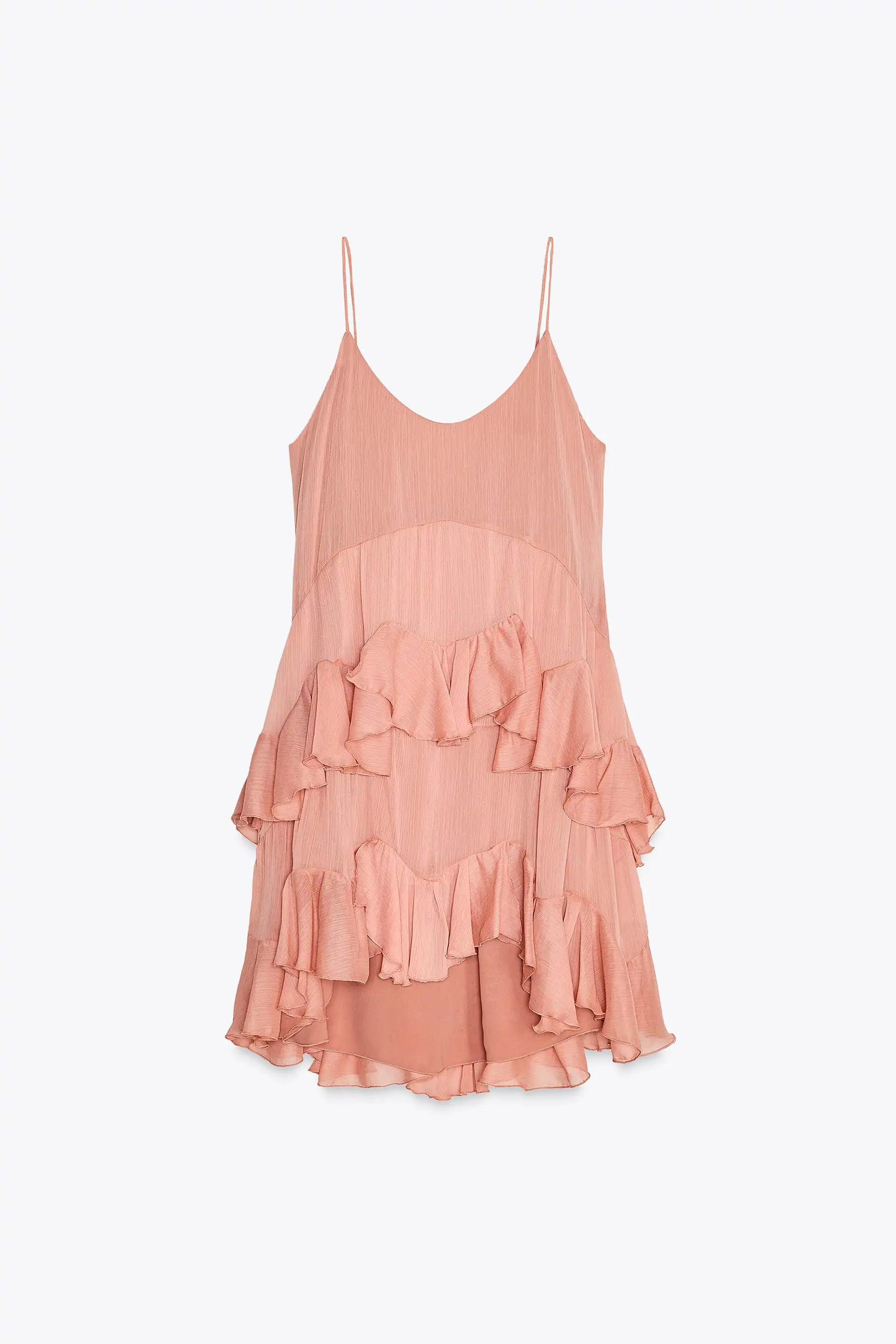 VESTIDO CORTO VOLANTES