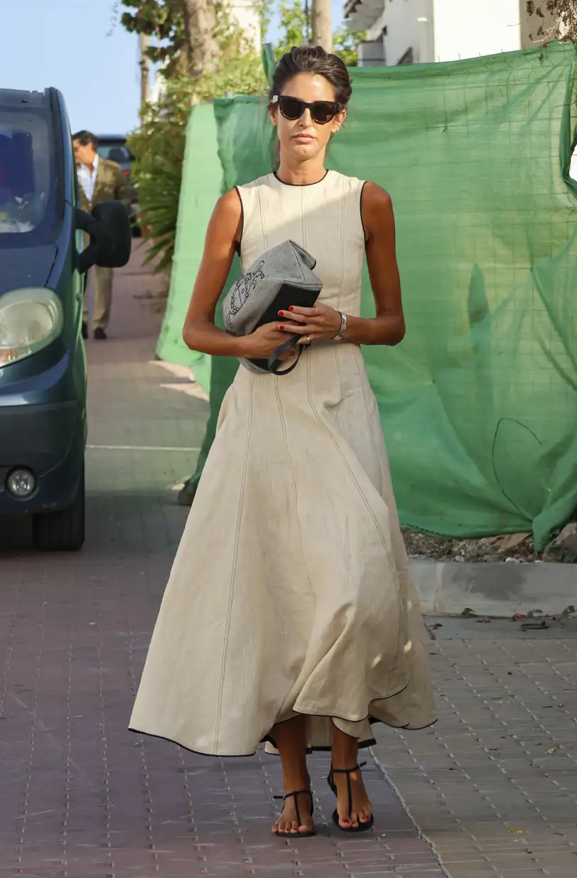 vestido lino