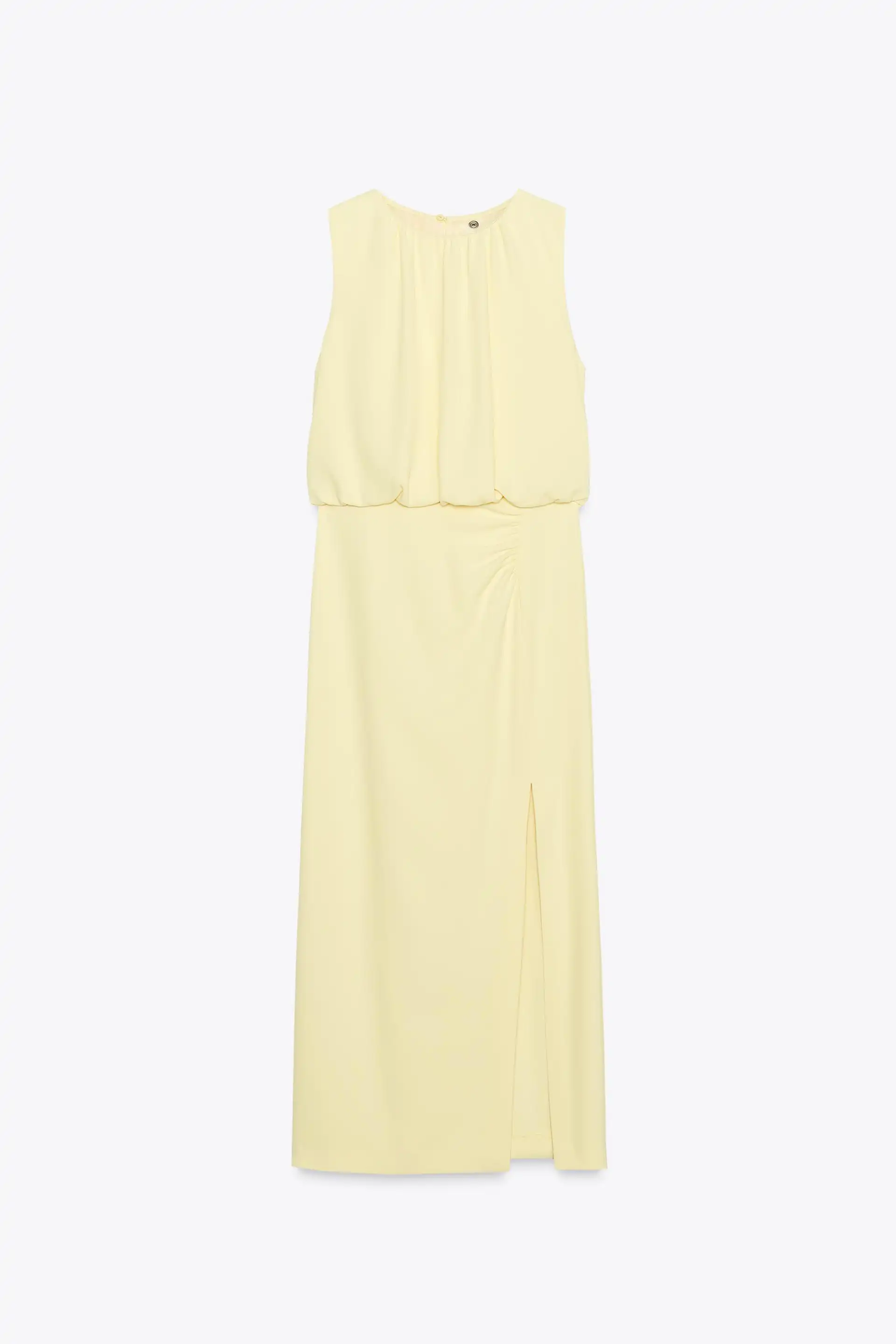 VESTIDO MIDI FRUNCES