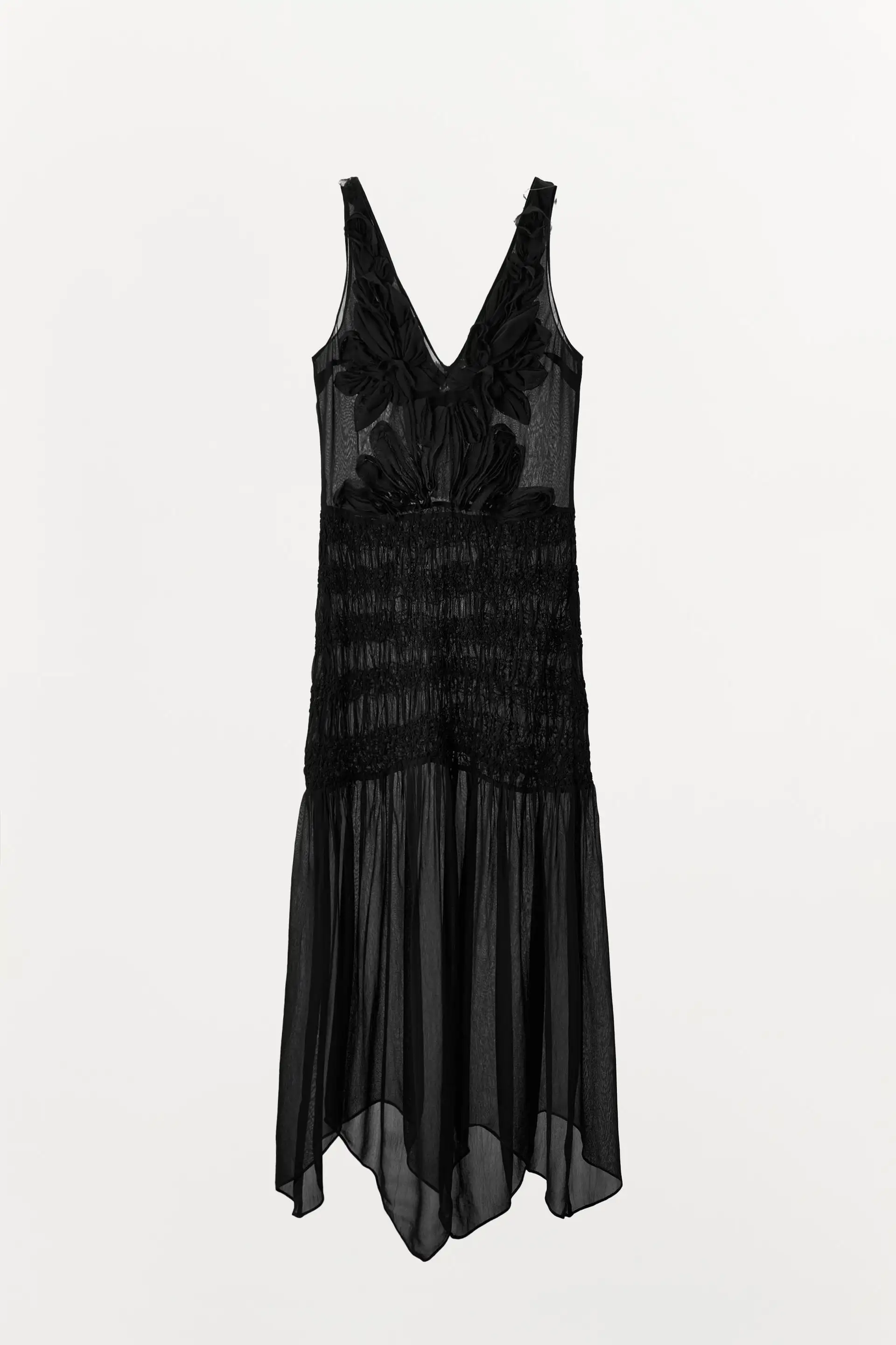 VESTIDO SEMITRANSPARENTE ESTRUCTURA