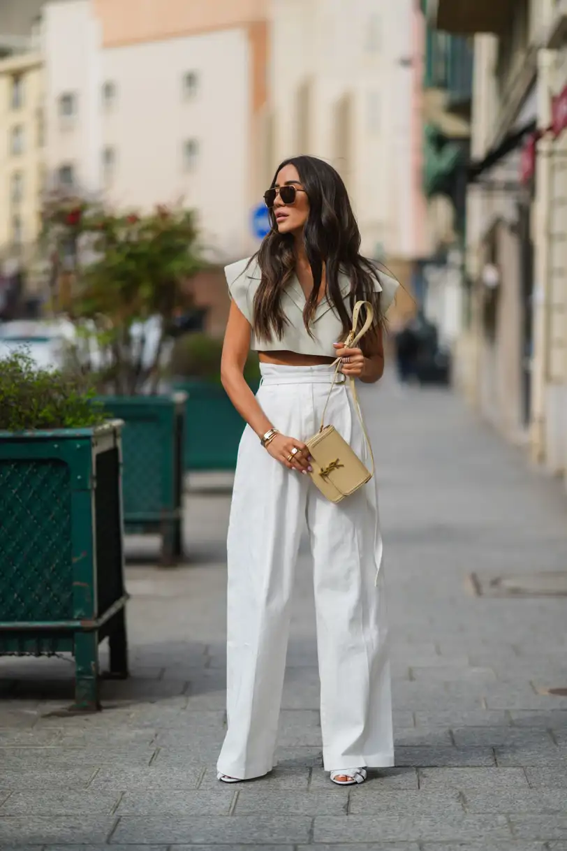 pantalones blancos