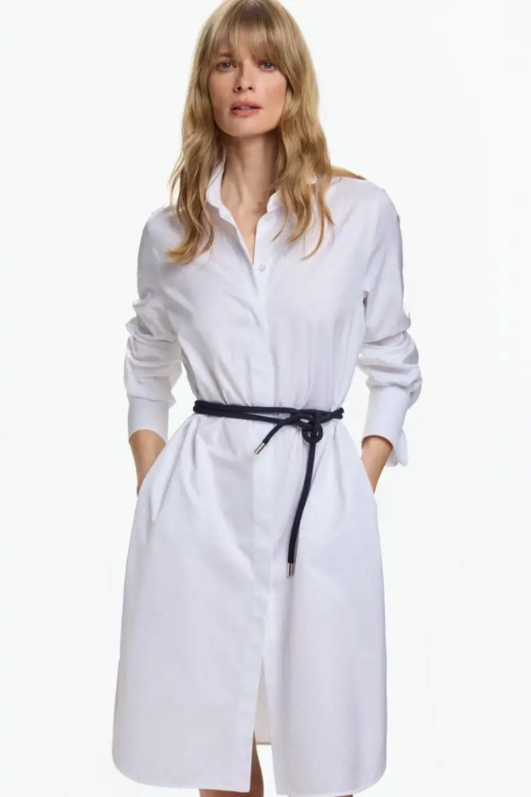 Vestido camisero midi
