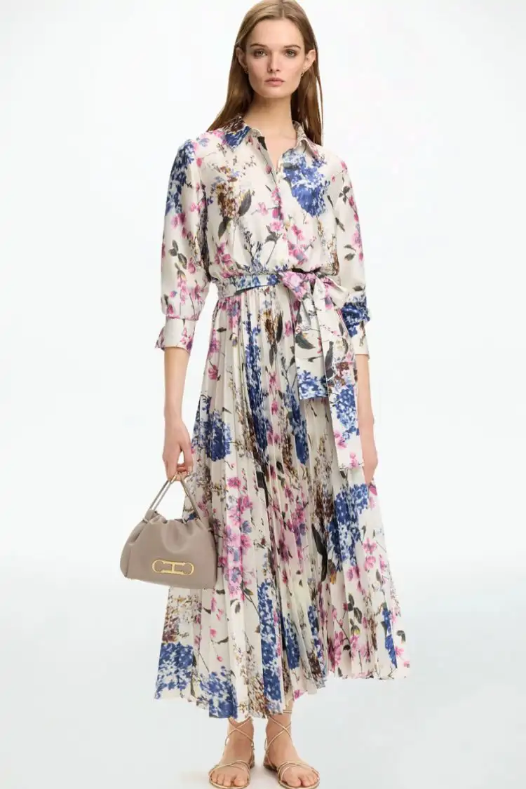 Vestido camisero midi