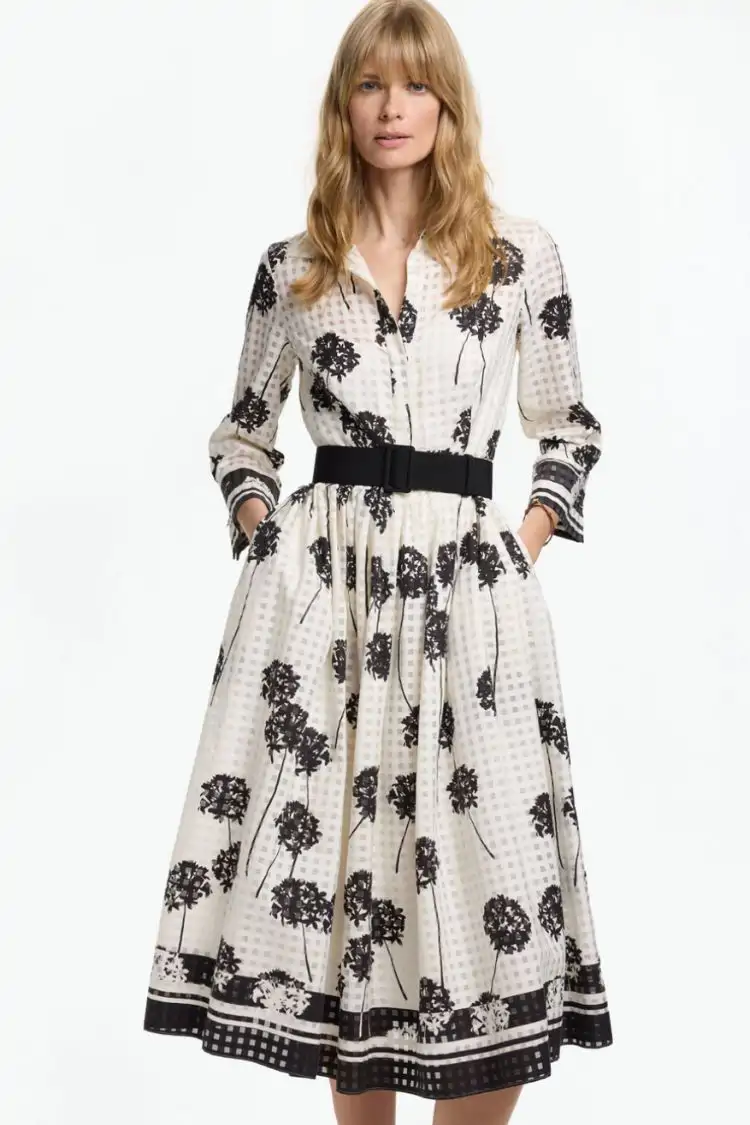 Vestido camisero midi