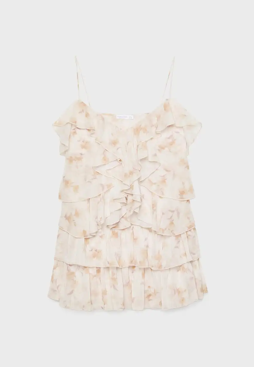 Vestido con volantes