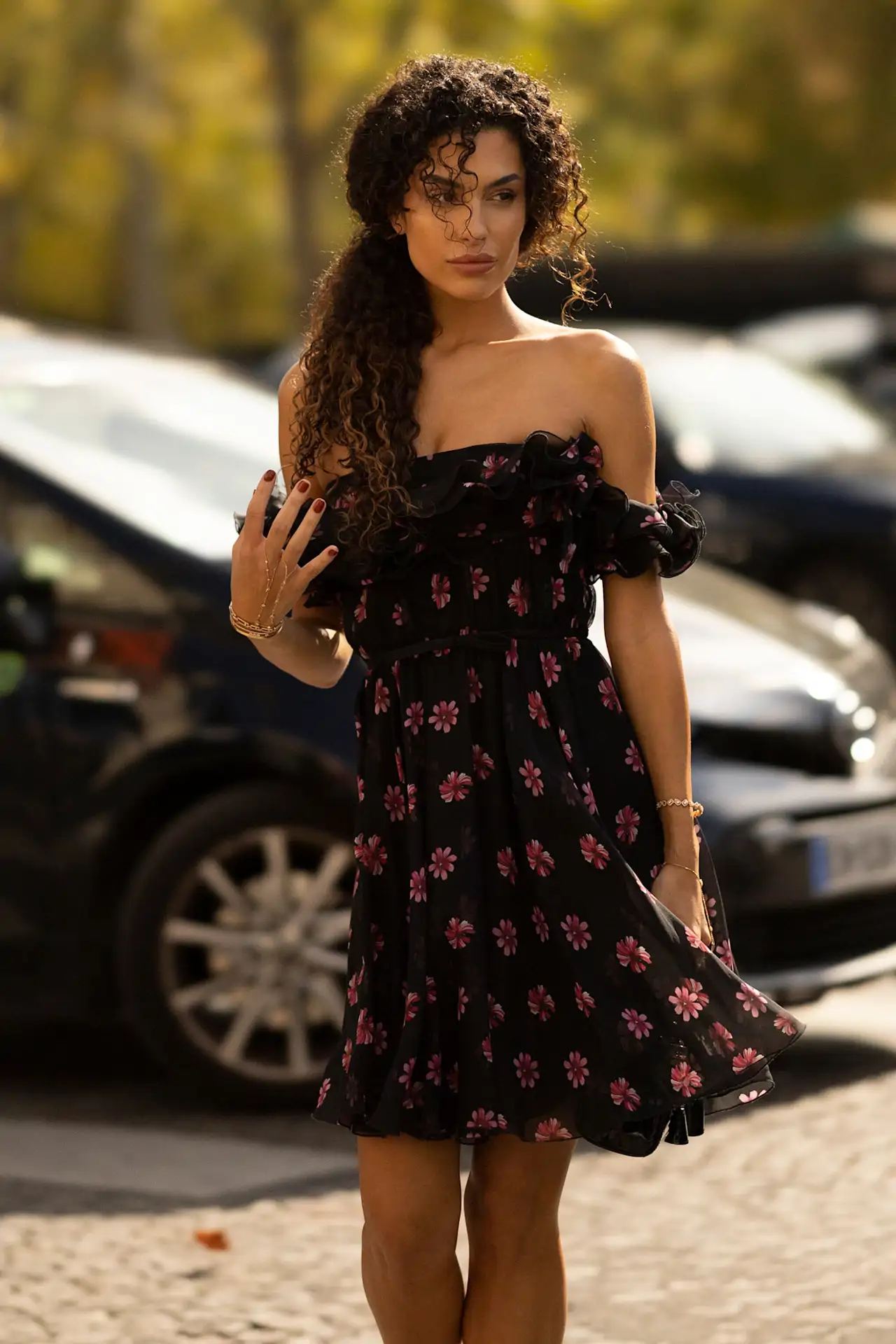 vestido flores