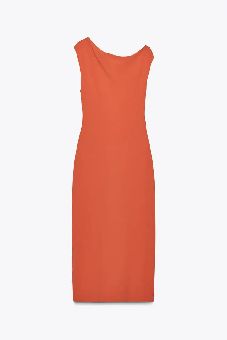 vestido naranja
