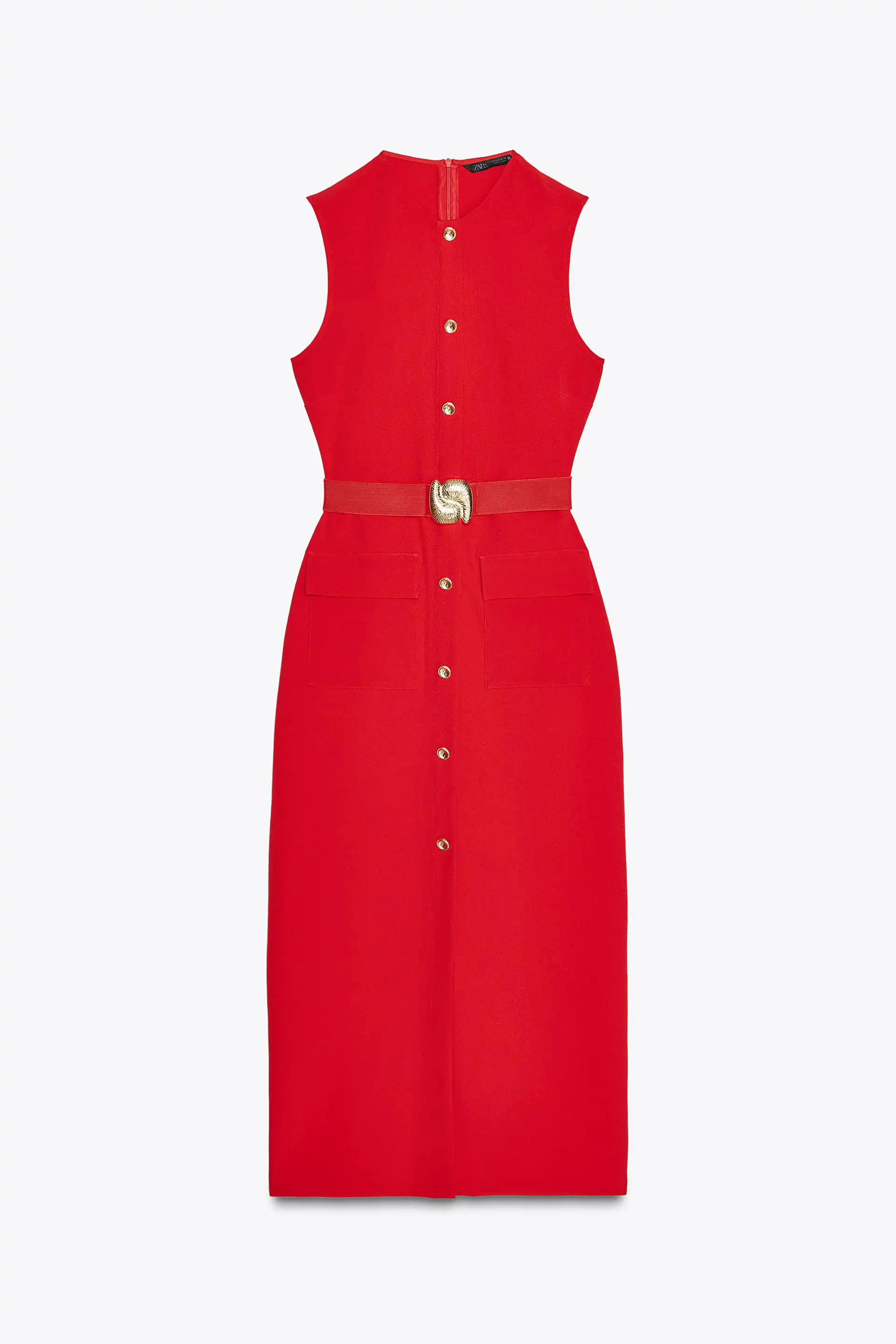 Vestido rojo de zara
