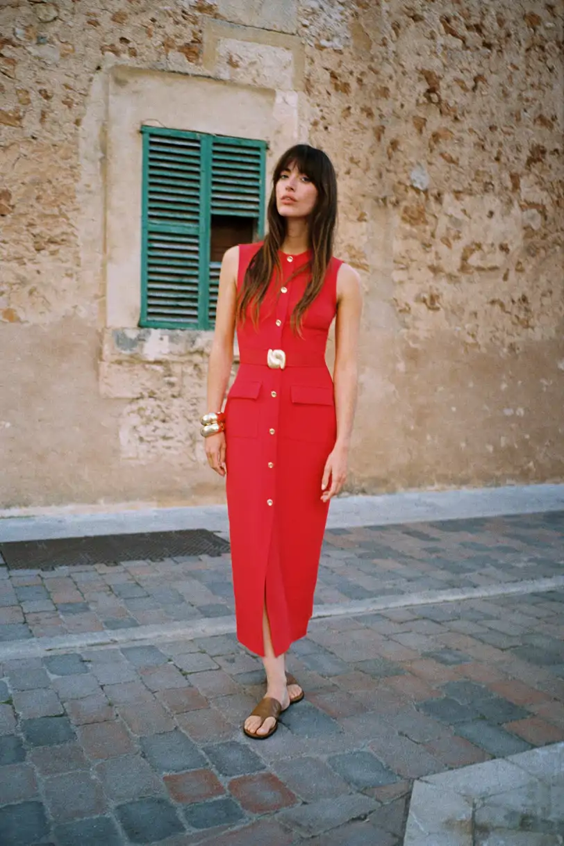 vestido rojo