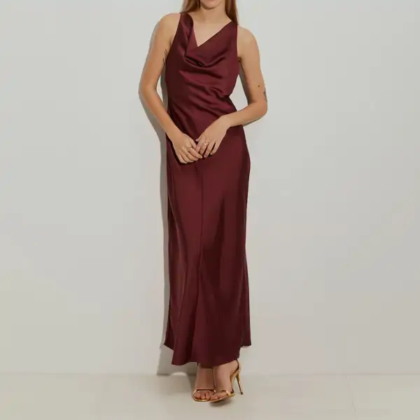Vestido satinado de Lion of Porches