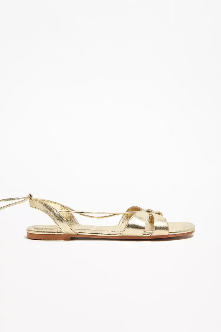 Sandalias metalizadas