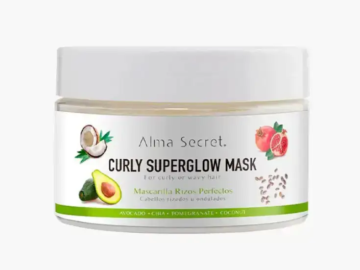 Mascarilla Curly Superglow de Alma Secret