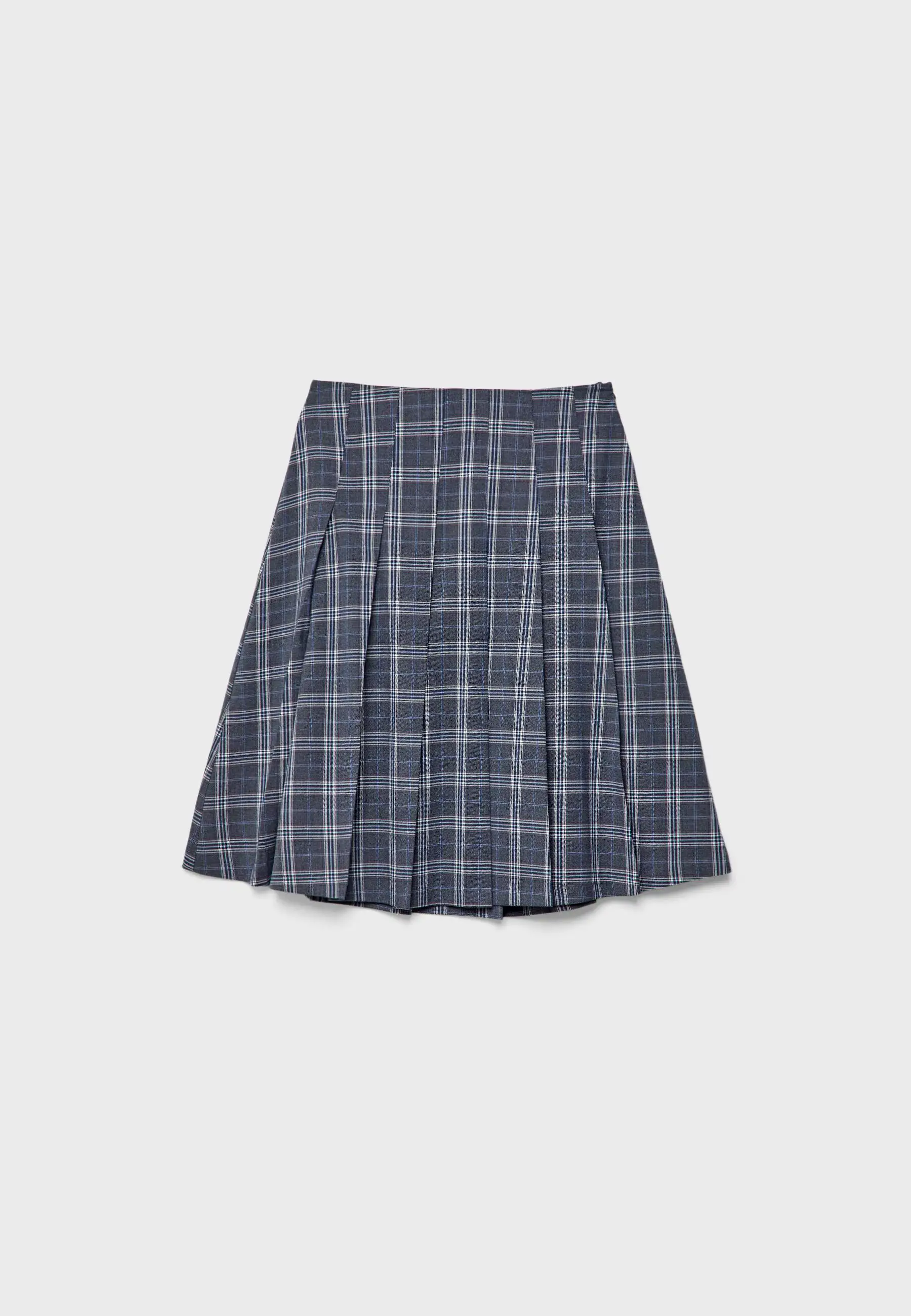 Falda midi tablas de cuadros