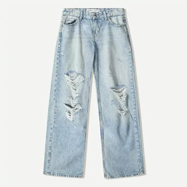 Vaqueros rotos de Bershka