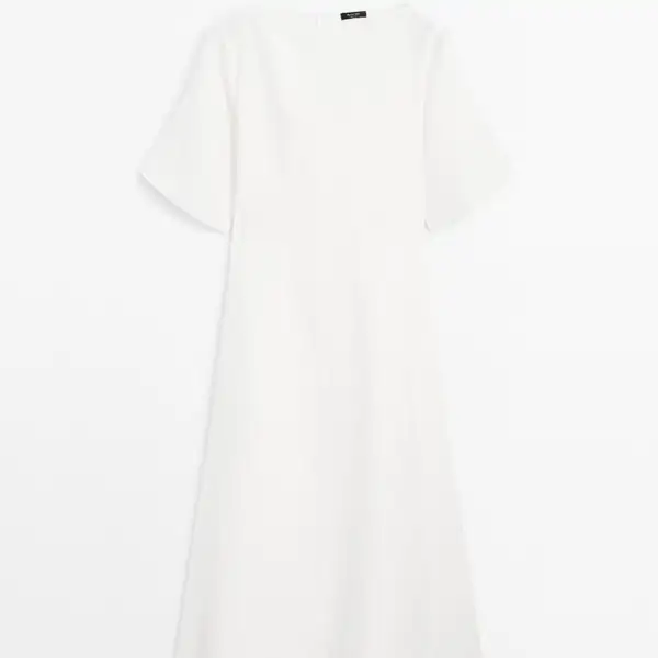 Vestido lino de Massimo Dutti