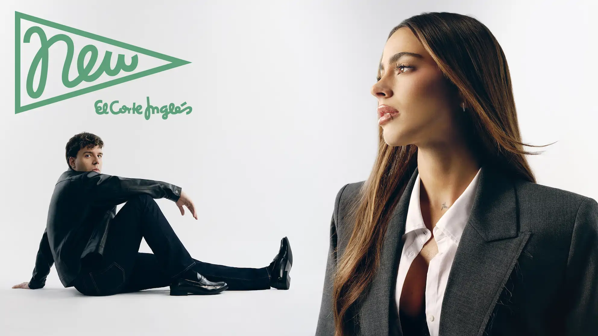 Tini y Quevedo en la campaña NEW25 de El Corte Inglés 