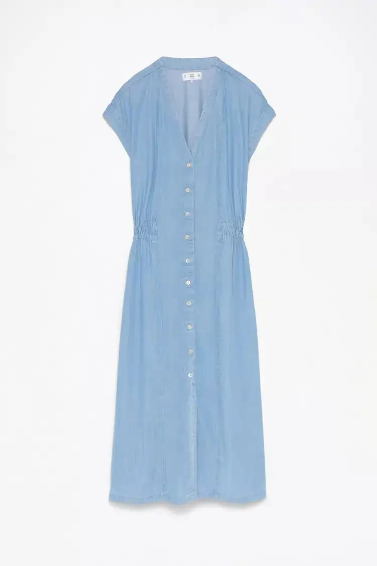 Vestido midi denim