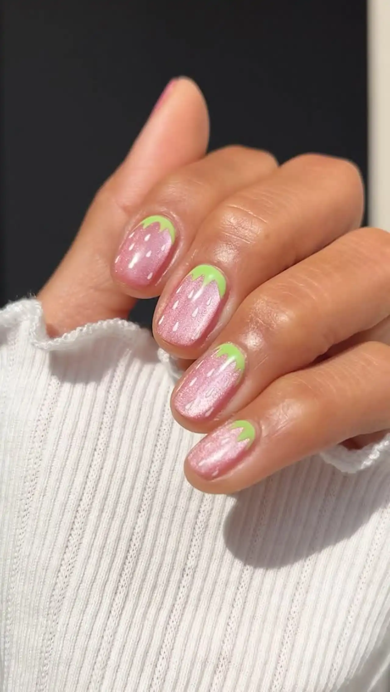 uñas fresas