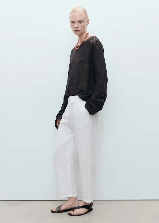 pantalones lino