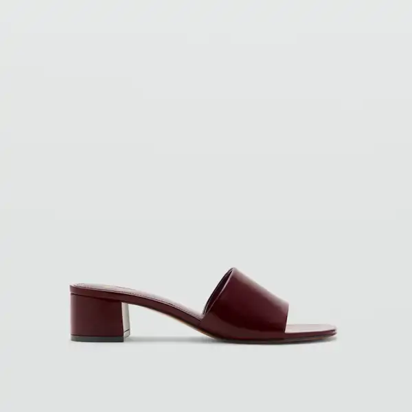 Sandalias tacón sensato de Mango