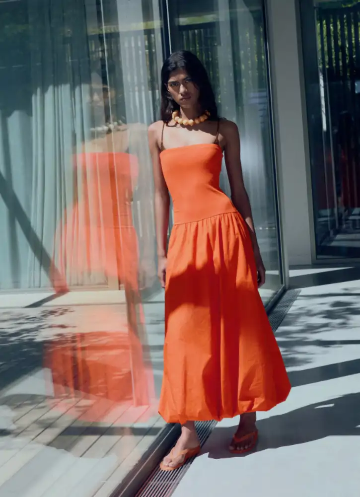 Vestido naranja