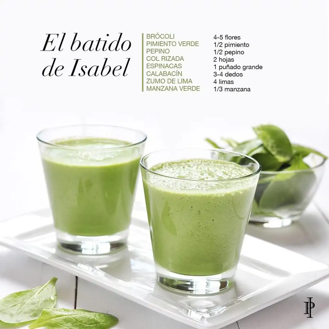 batido verde isabel preysler
