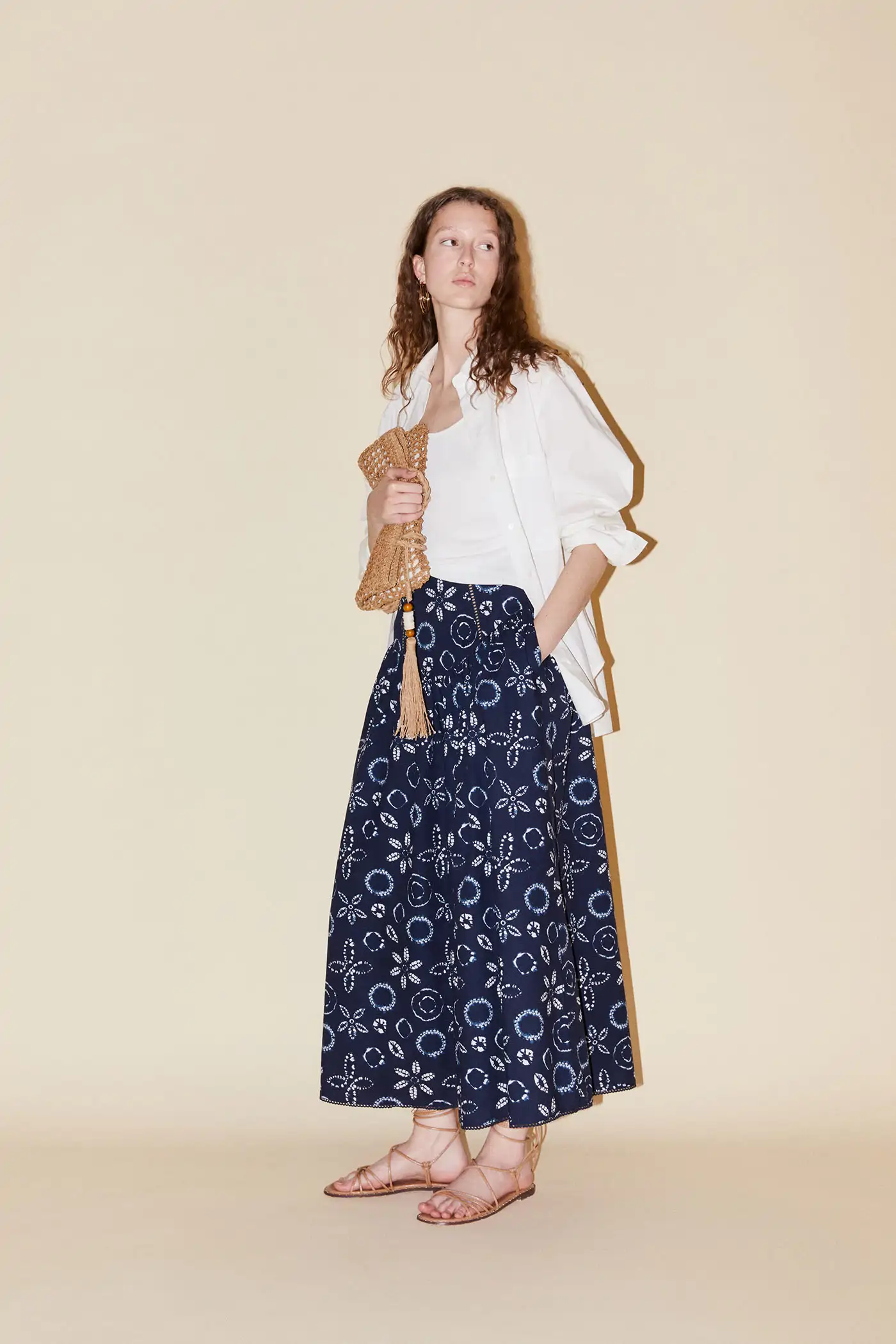 falda midi