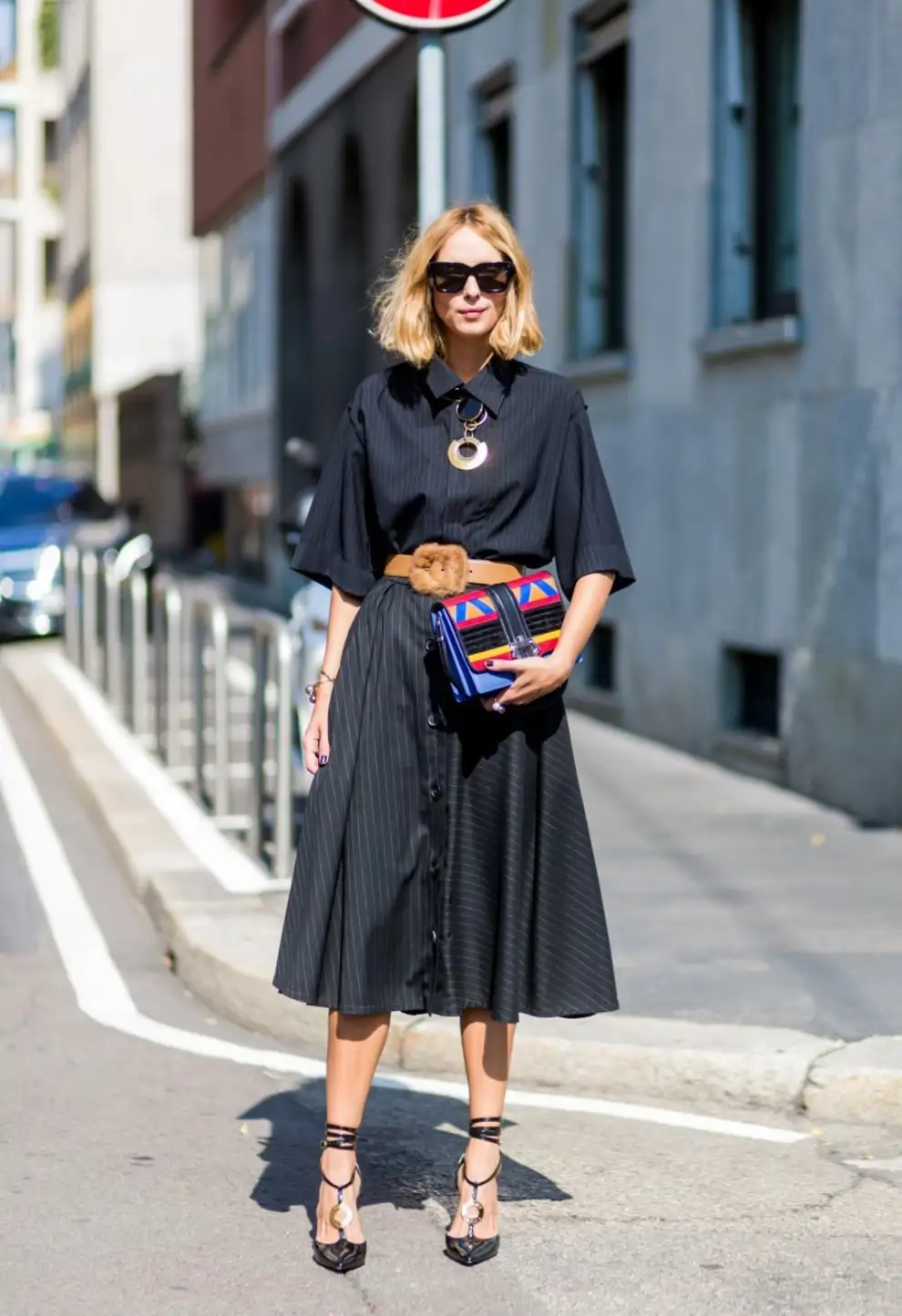 falda midi