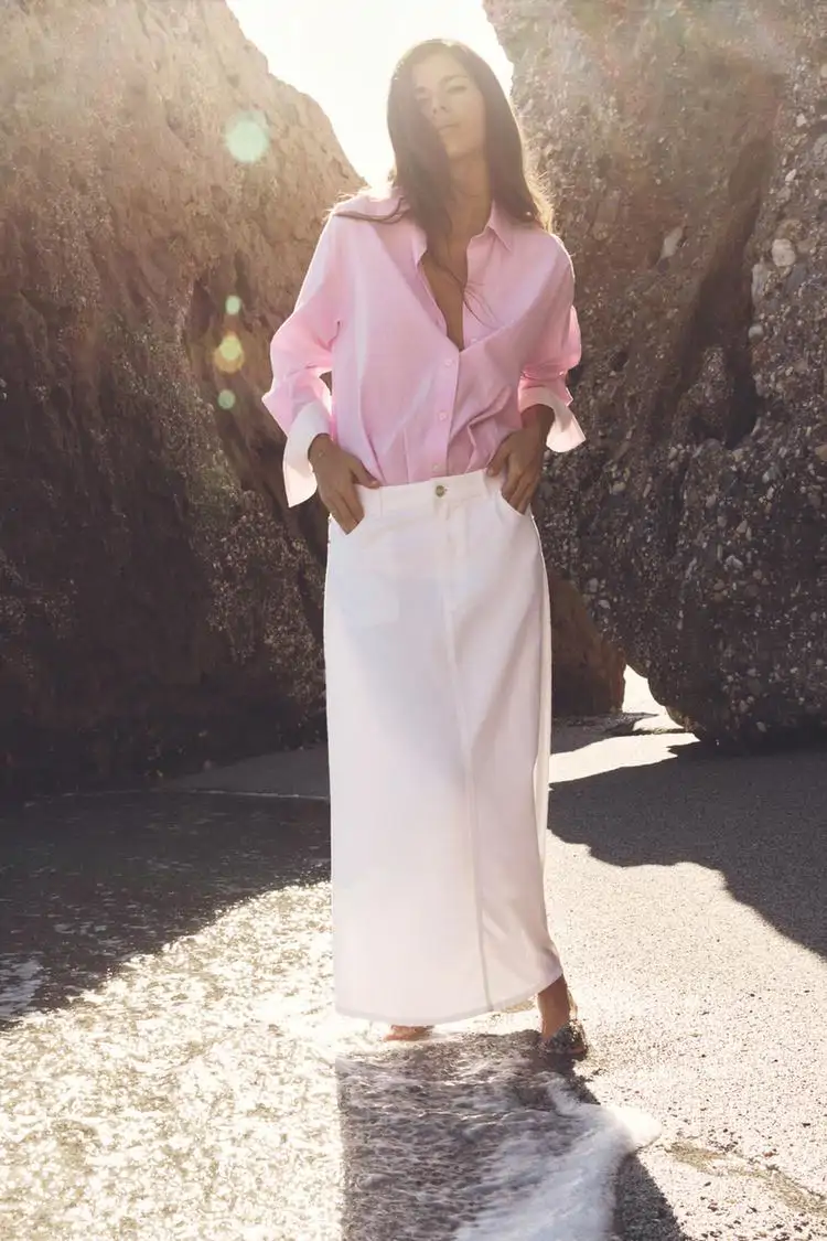 falda midi