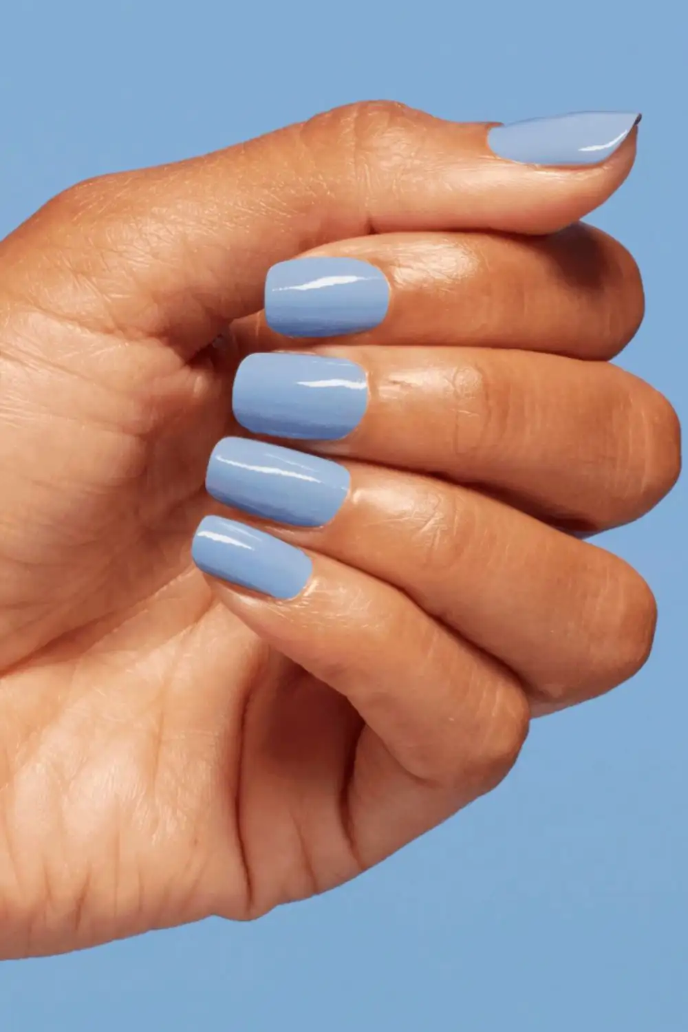 Uñas celeste