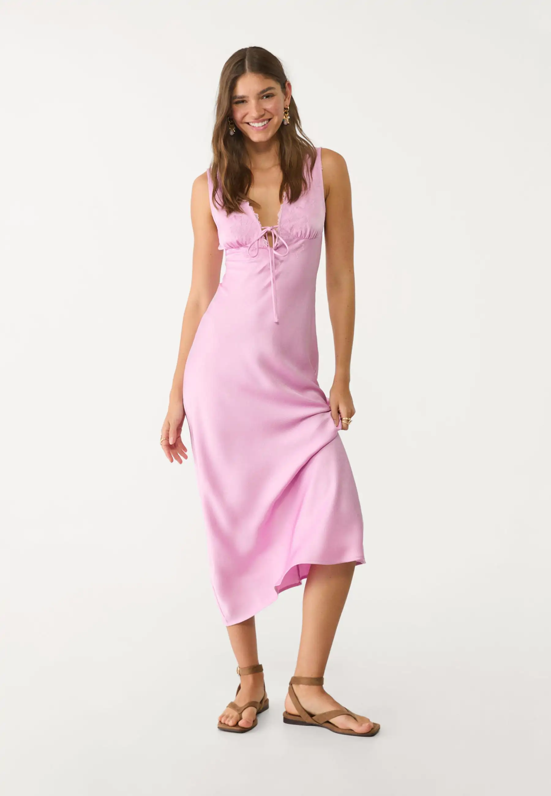 vestido rosa 