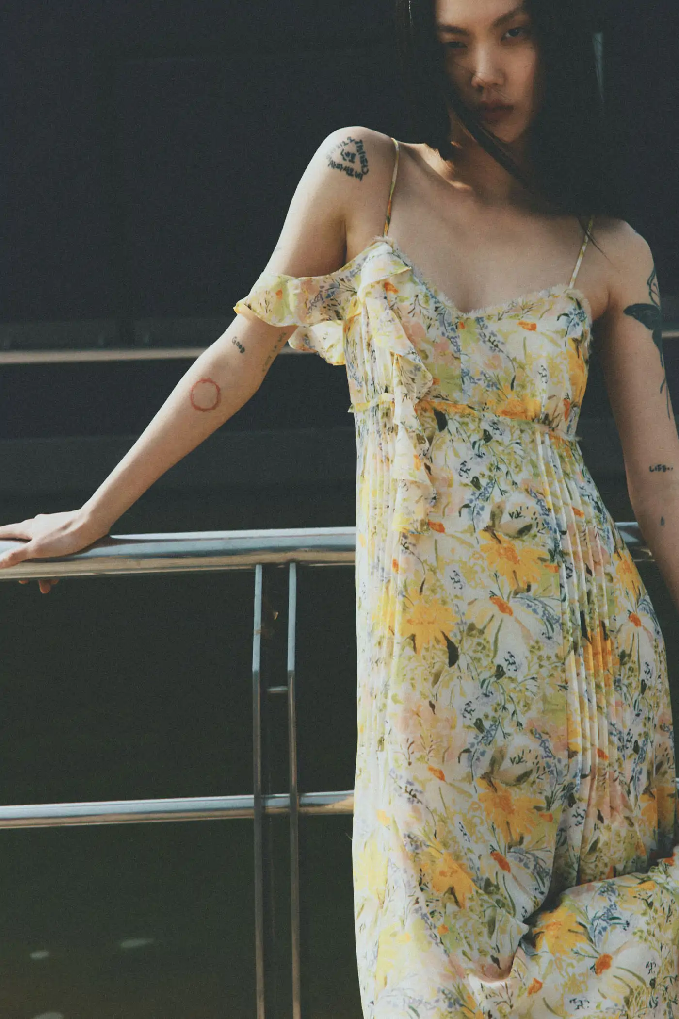 Vestido estampado Sfera