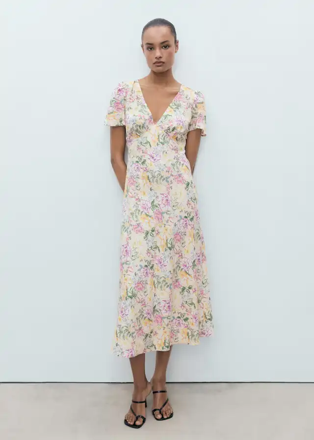 vestido flores