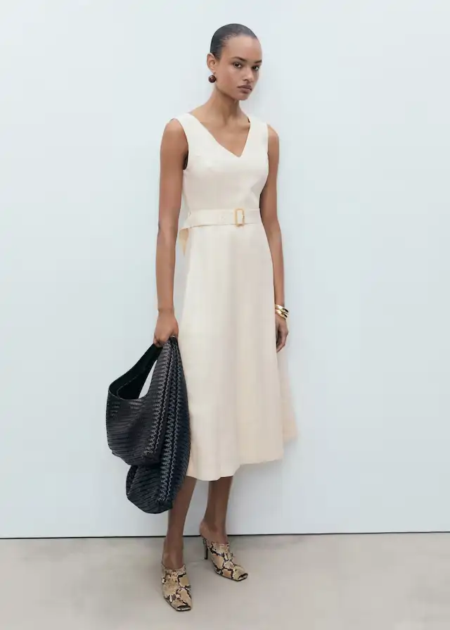 vestido lino