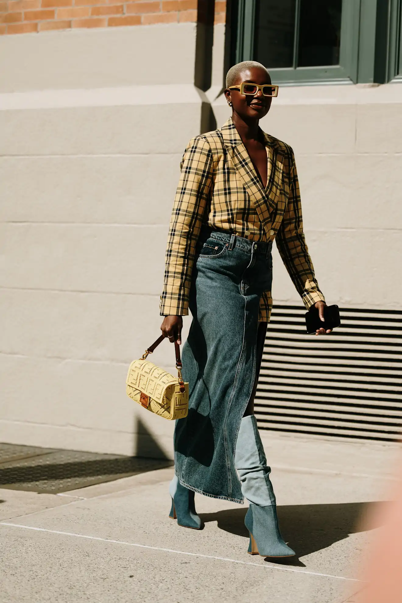 Falda denim