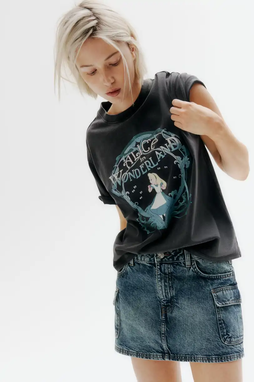 MINIFALDA CARGO EN DENIM