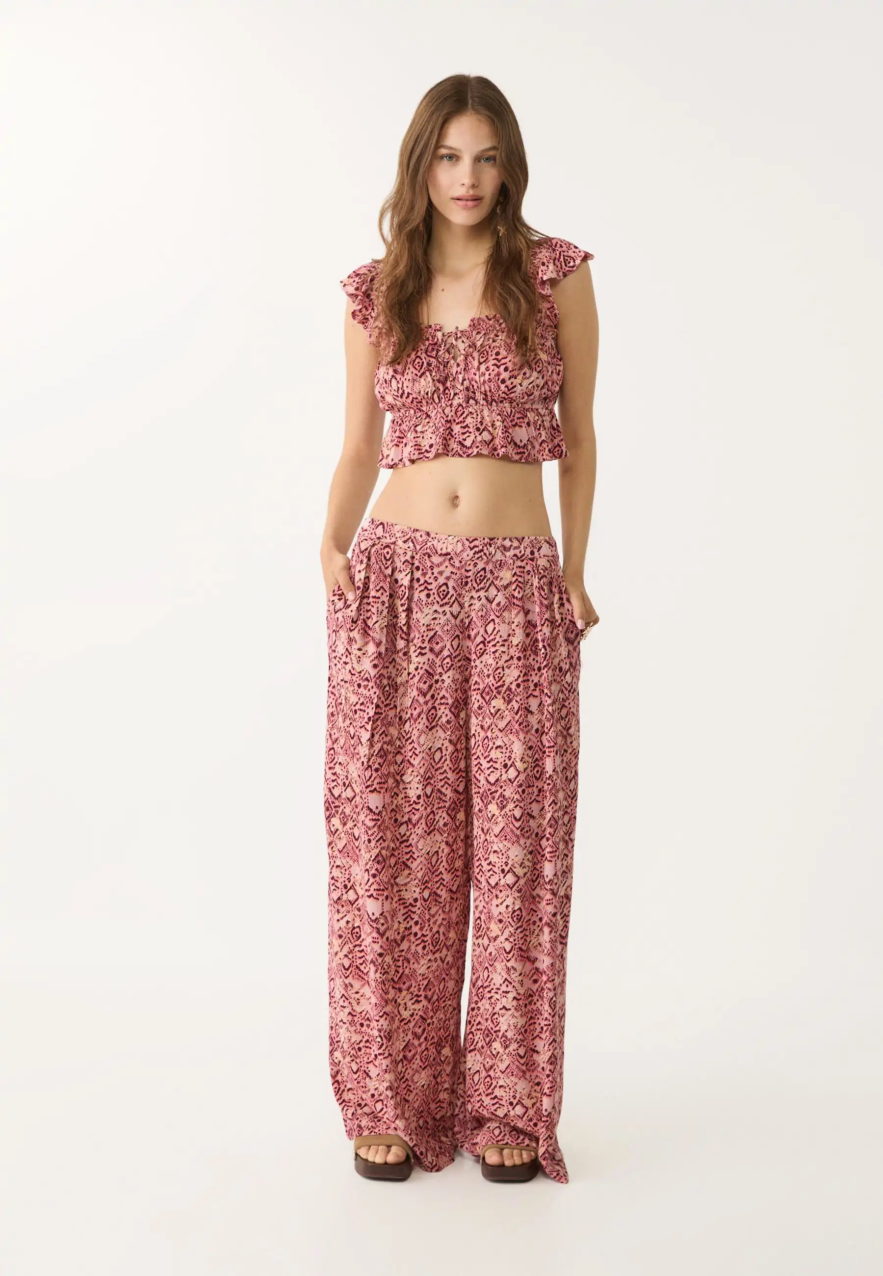 pantalón estampado