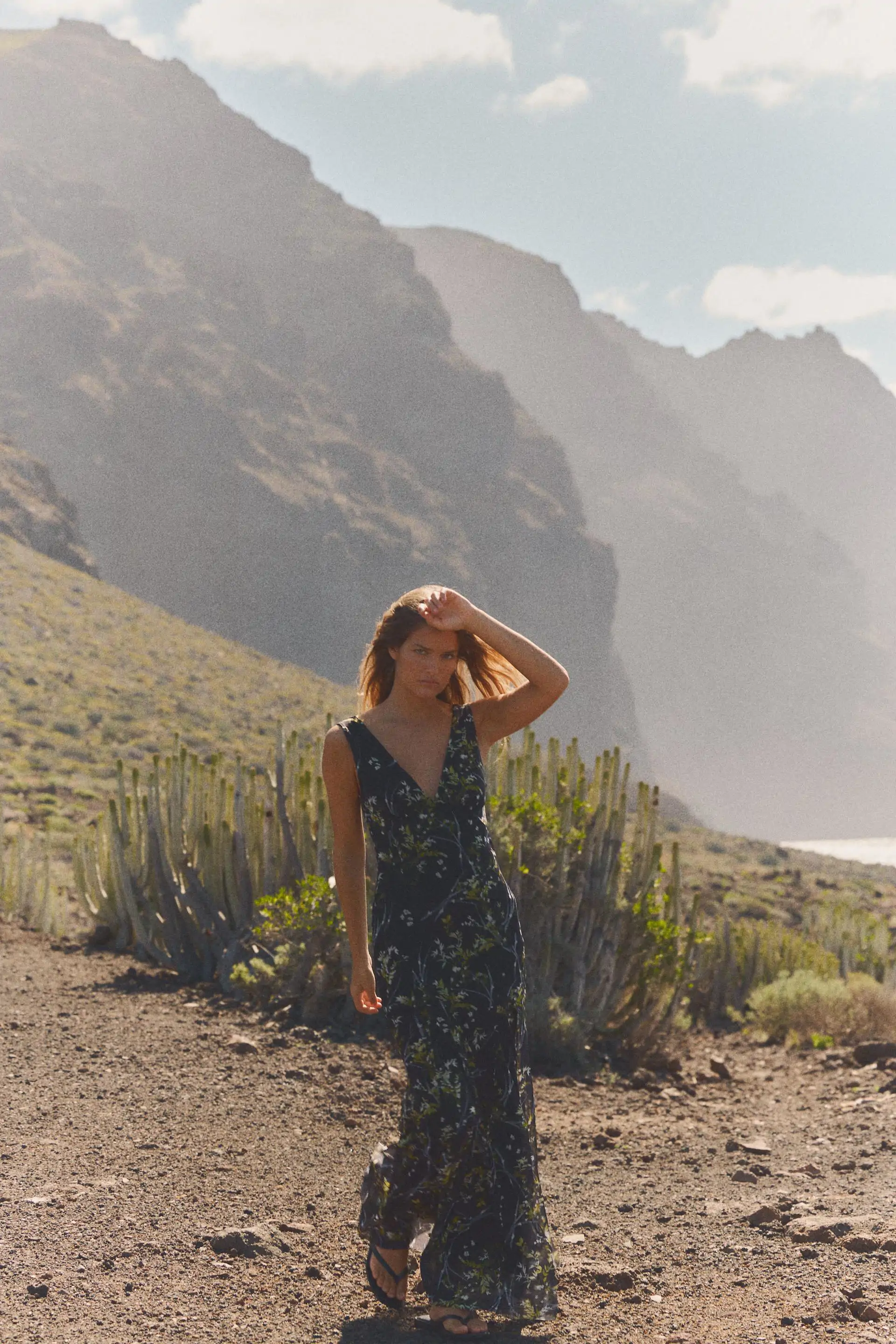VESTIDO LARGO TUL FLORES