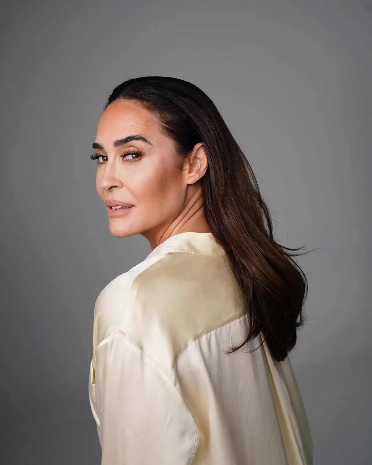 Vicky Martín Berrocal con el pelo cuidado