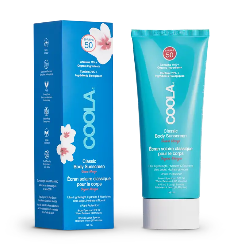Body Lotion SPF 50 Guava Mango, de COOLA  PVP 34,50€