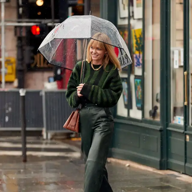 Cómo vestir elegante en los días de lluvia: 12 looks con estilo y abrigados aprobados con estilo los días de lluvia según las 'insiders'