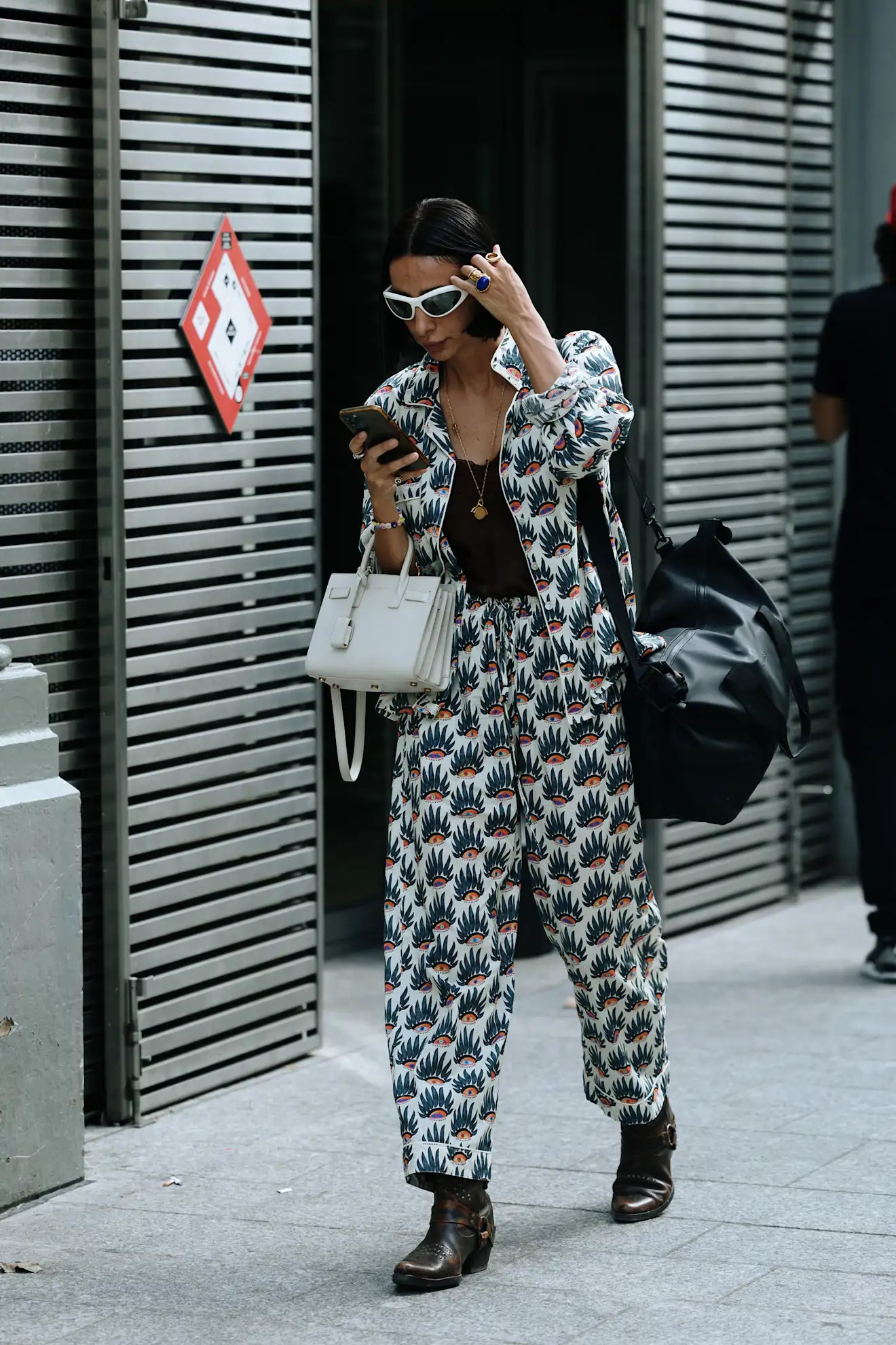 Pantalones boho y botas