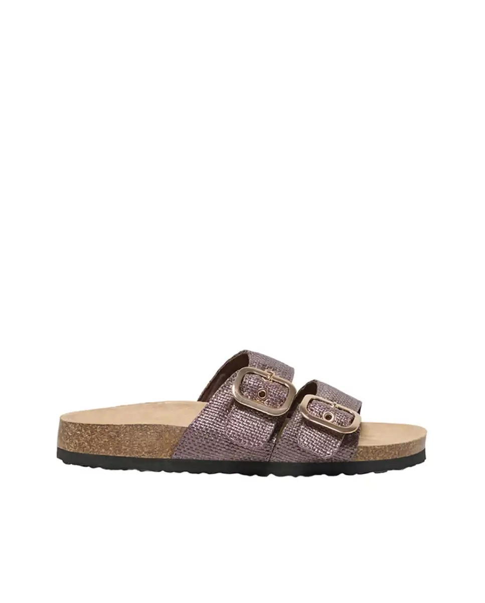 Sandalias planas hebillas